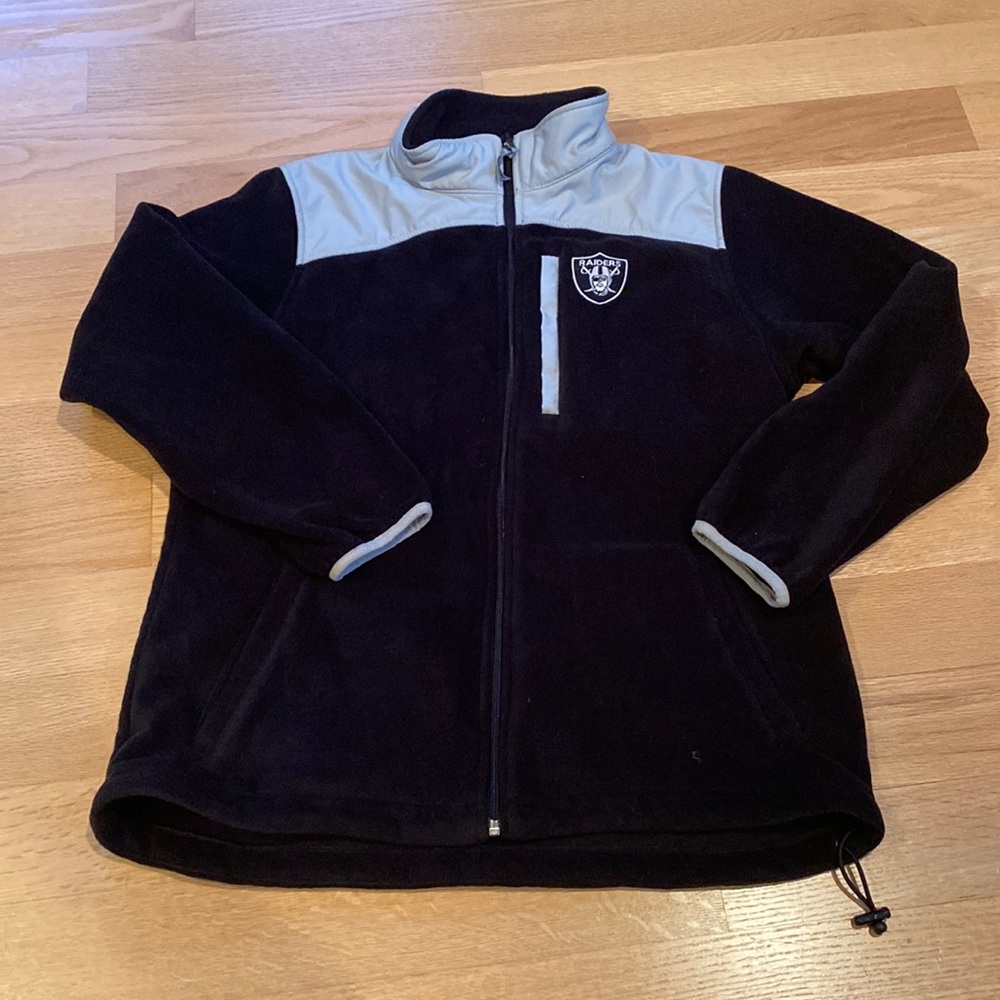 NFL Las Vegas Raiders Kids Jacket Lightweight Fleece Pockets NFL merchandise